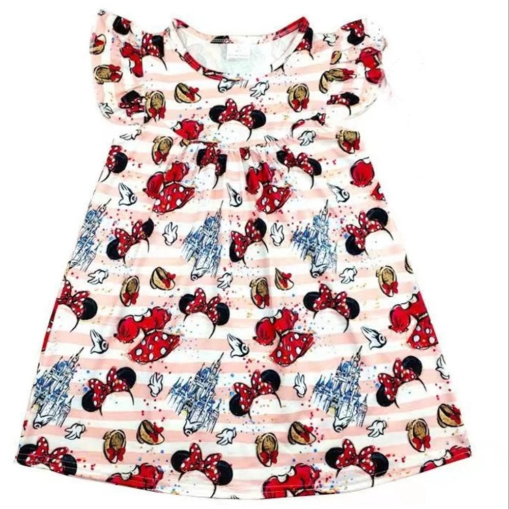 Girls Boutique Minnie Mouse dress  (NEW)